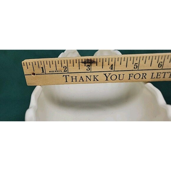 Vintage White Hamilton Art Ware Mantle Planter Vase Shell Design Pottery - Picture 7 of 7